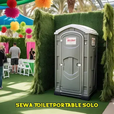 sewa toilet portable solo